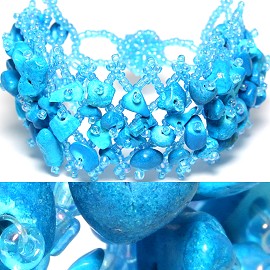 7" Stone Bracelet Turquoise CB043