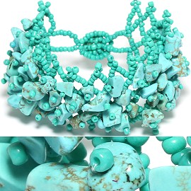 7" Stone Bracelet Turquoise CB110