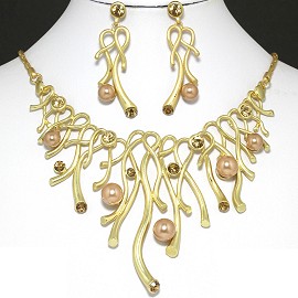 20"Necklace Earring Set FNE1005