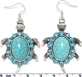 Turquoise Earring Turtle Ger1749