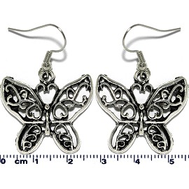 Earring Silver Butterfly Ger2091