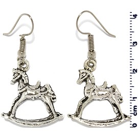 Horse Silver Earring GER546