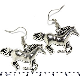 Silver Horse Earring GER597