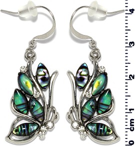 Abalone Earring Butterfly Ger760