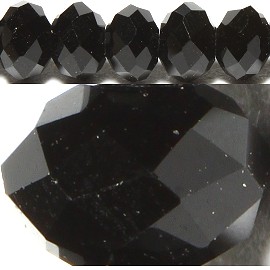 150pcs 4mm Spacers Crystal Beads Black JF092