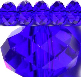 150pcs 4mm Spacers Crystal Bead Royal Blue JF094