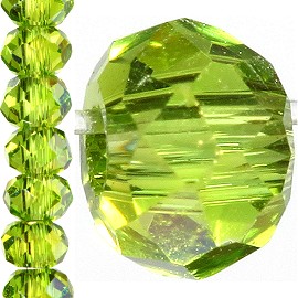 200pc 2mm Crystal Bead Spacer Lime Green JF1220