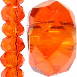 200pc 2mm Crystal Bead Spacer Orange JF1229