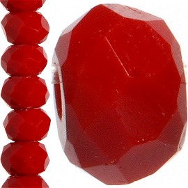 200pc 2mm Crystal Bead Spacer Red JF1230