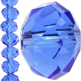 150pc 4mm Crystal Bead Spacer Blue JF1262