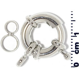 5 pairs Necklace Bracelet End Connectors Parts Silver JF1650