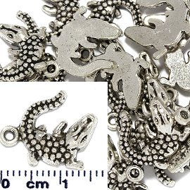 20pc Spacer Jewelry Part Gator Silver JF1729