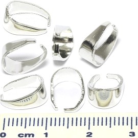 Bails Jewelry Parts, 50pcs Silver JF1776