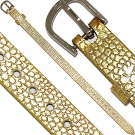 4pc 8"x 7/16" Letter Band Bracelet Gold JF2024