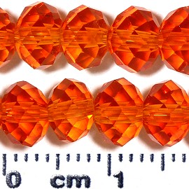 150pc 3mm Crystal Glass Bead Orange JF2075