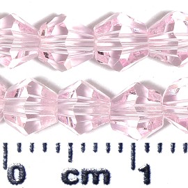 120pc 4mm Bicone Crystal Bead Pink JF2093