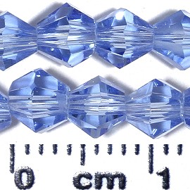 120pc 4mm Bicone Crystal Bead Light Blue JF2096