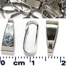 98pcs Jewelry Spacer Part Bail Metallic Tone JF2236