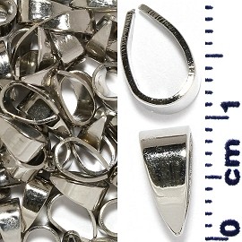 98pcs Jewelry Spacer Part Bail Metallic Tone JF2237