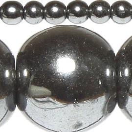 110pc 4mm Non-Magnetic Beads Dark Gray JF298