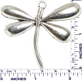 Metallic Pendant Dragonfly Spacer Silver Tone Color JF456