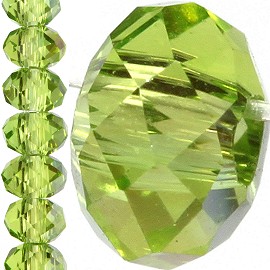 150pc 3mm Crystal Bead Spacer Apple Green JF738