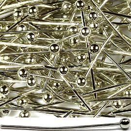 200pcs 19mm Bendable Jewelry Making Headpin Silver Part JFE016