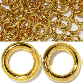 200pcs 4mm Ring Chain Spacer Gold JP123