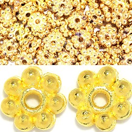 495pc 5mm 7beadstar Spacer Gold JP144