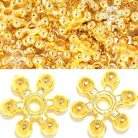200pc 8mm 6star Spacer Gold JP145
