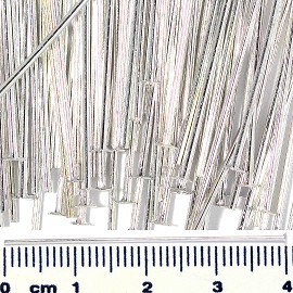 100pc 3cm Bendable Jewelry Pin Silver JP154