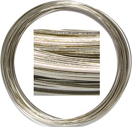 Long Metal Memory Wire Silver JP389