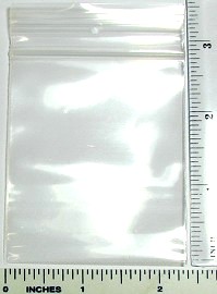 3"x3" See-Through Plastic Zip-Lock Bags 100pcs JPB-02