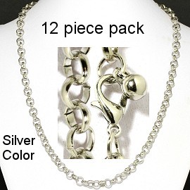 12 pcs 20" Silver Chain NK550