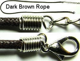 1pc Dark Brown Rope Ns201