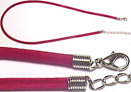 18" Red Felt Rope with Hook Lock
