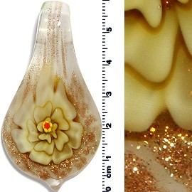 Glass Pendant Flower Spoon PD1357