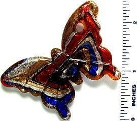 Red Butterfly Glass Pendant PD1960