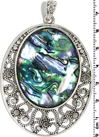 Abalone Pendant Large Oval PD4032